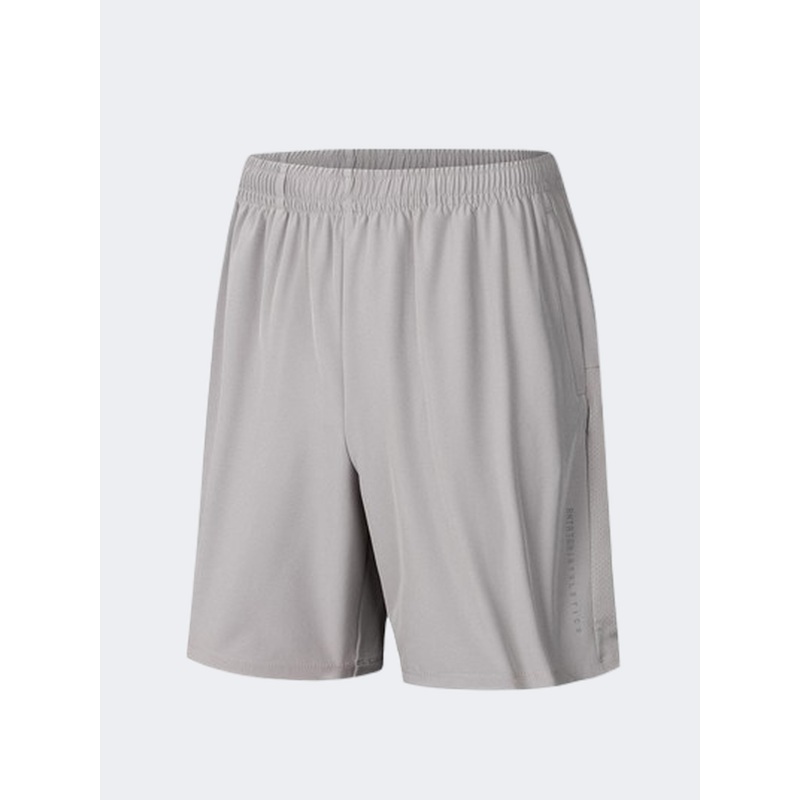 Anta Bar Men Training Short Smoke Grey