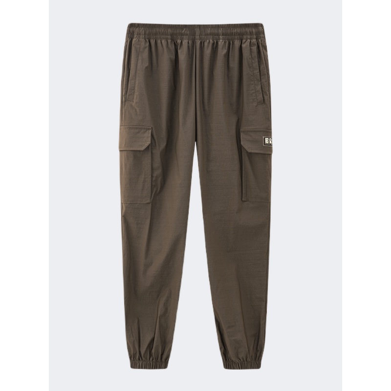 Erke Casual Cropped Men Lifestyle Pant Dark Brown