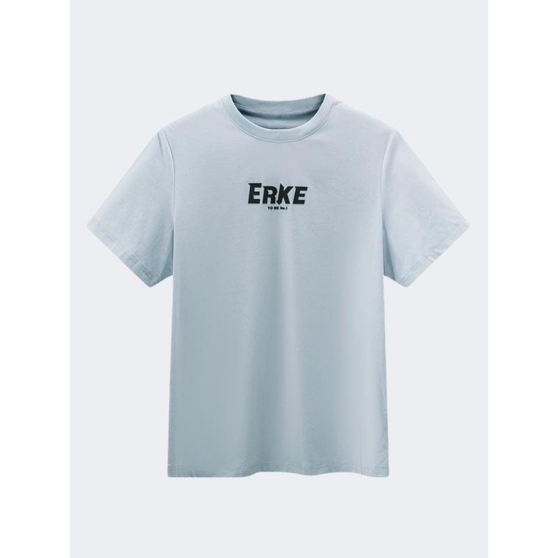 Erke Crew Men Lifestyle T-Shirt Grey