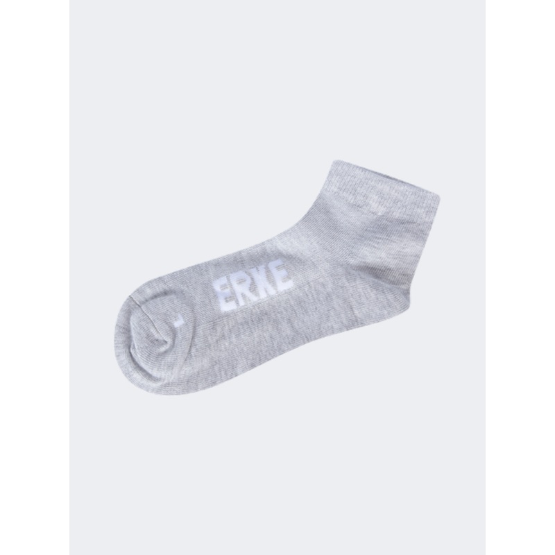 Erke Flat Women Training Sock Light Grey/White