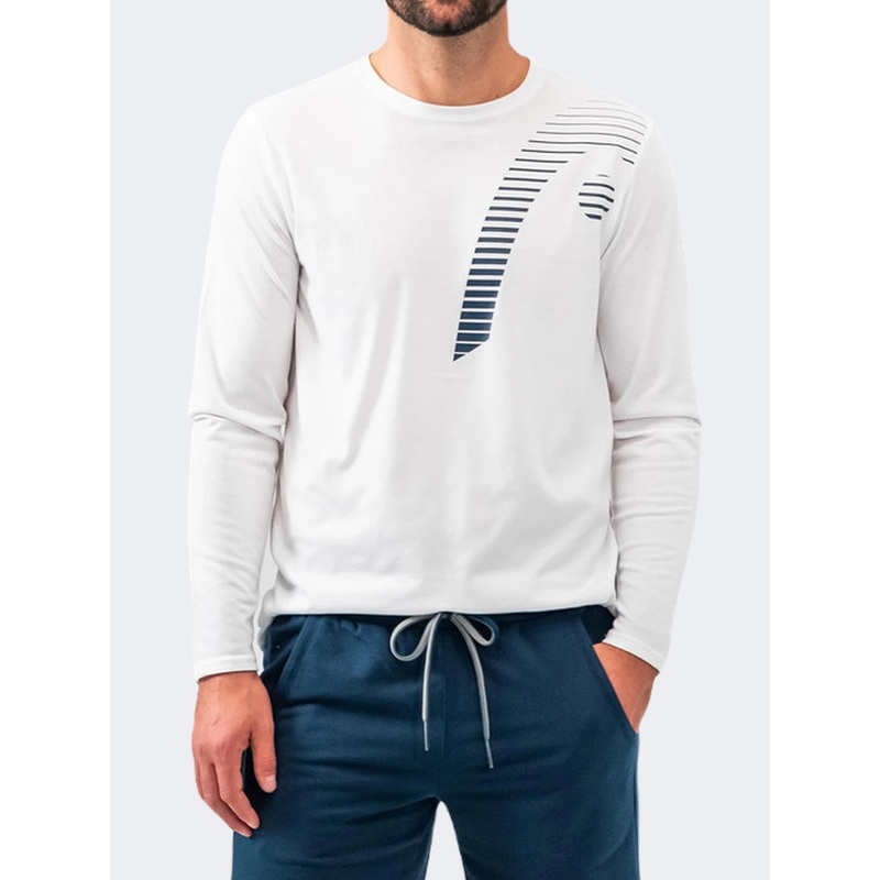 Head Club 22 Cliff Men Tennis Long Sleeve White/Black