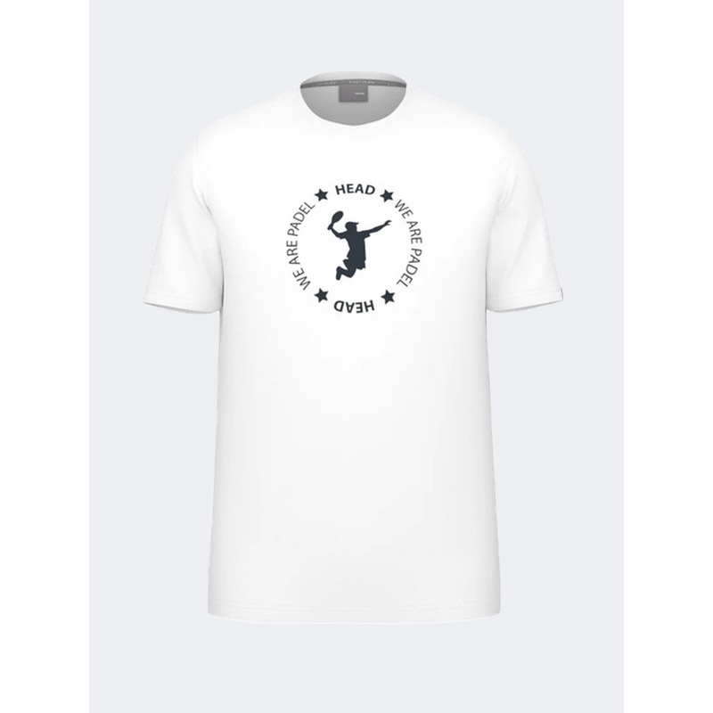 Head We Are Men Padel T-Shirt White