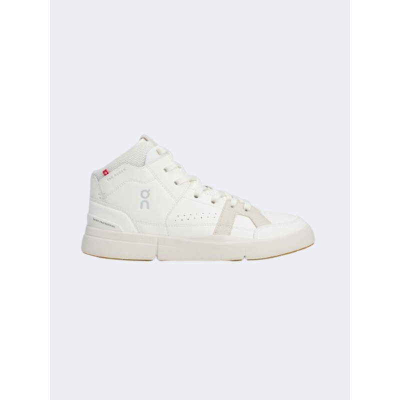 On The Roger Clubhouse 2 Women Tennis Shoes White/Sand