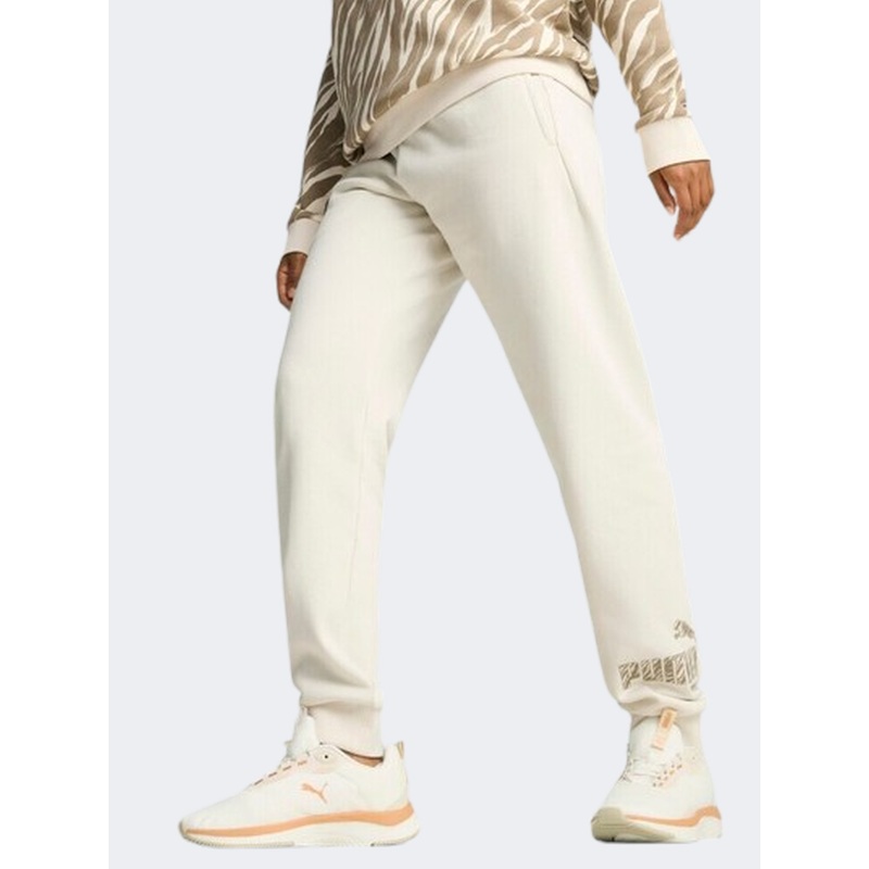 Puma Essential Plus Animal Women Lifestyle Pant Alpine Snow