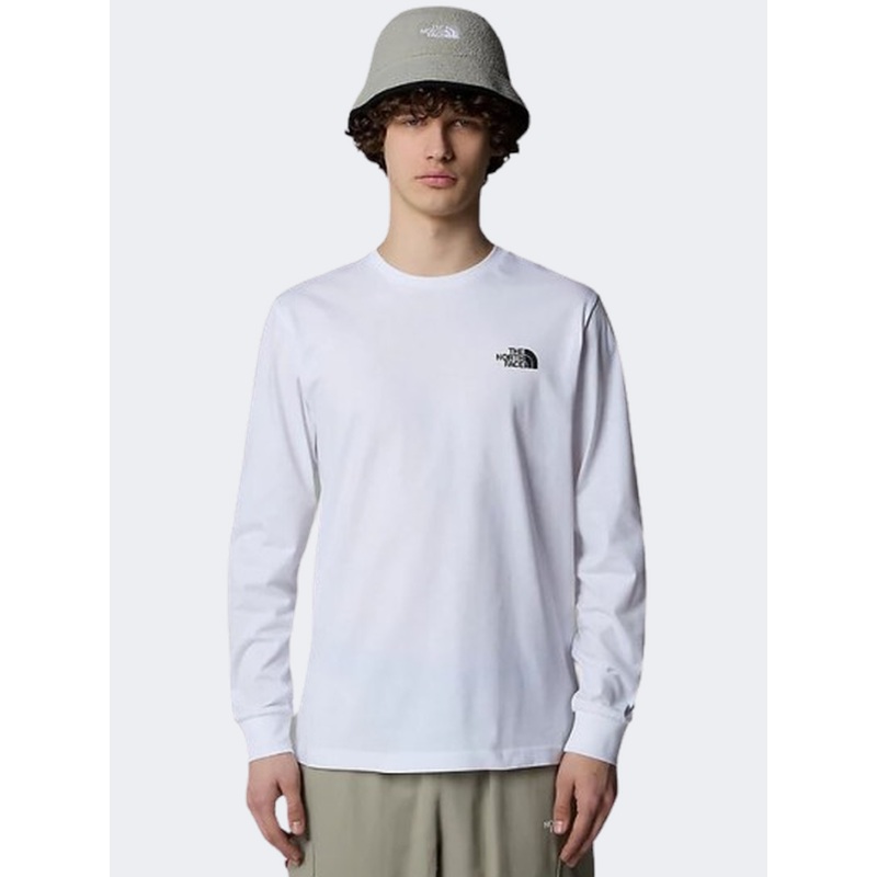 The North Face Box Nse Men Lifestyle Long Sleeve White/Black