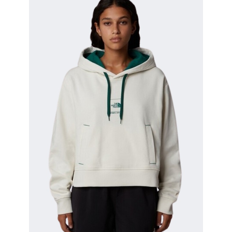 The North Face Coordinates Women Lifestyle Hoody White Dune