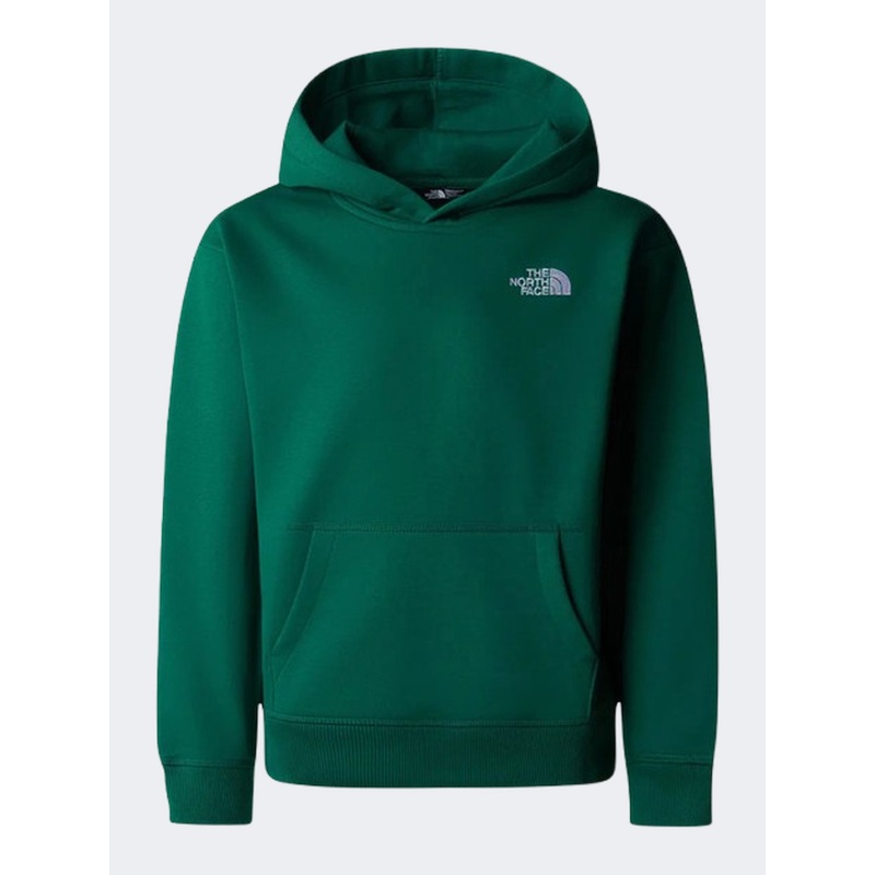 The North Face Essential Oversized Kids Lifestyle Hoody Evergreen