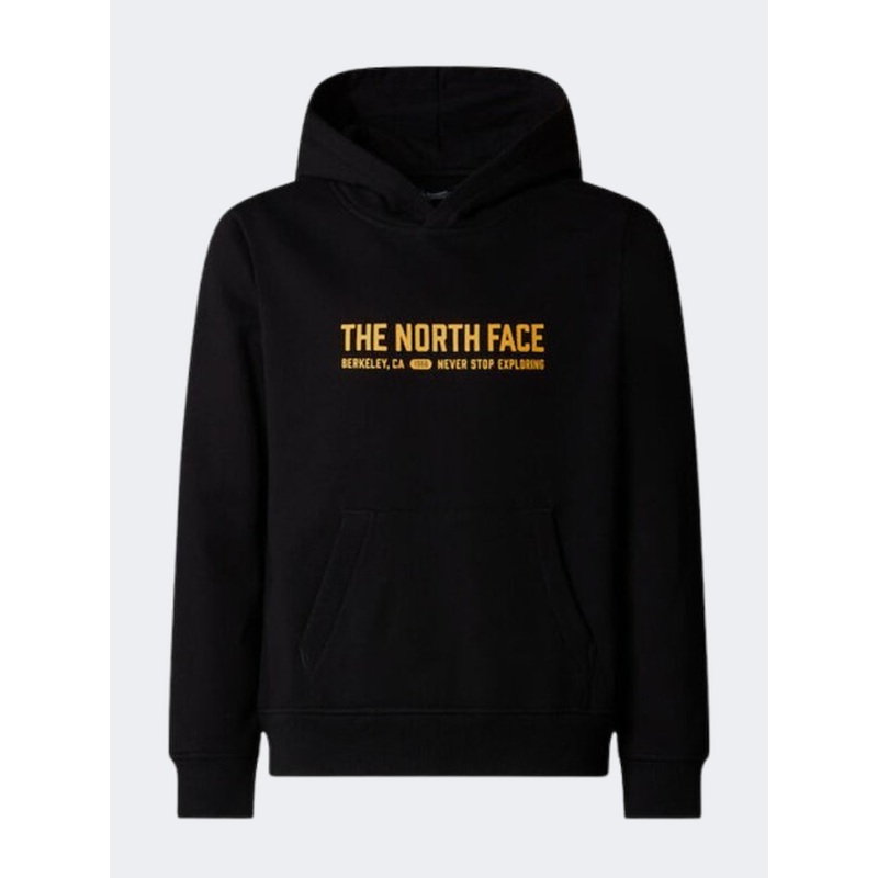 The North Face Varsity Graphic Relaxed Kids Lifestyle Hoody Black/Gold