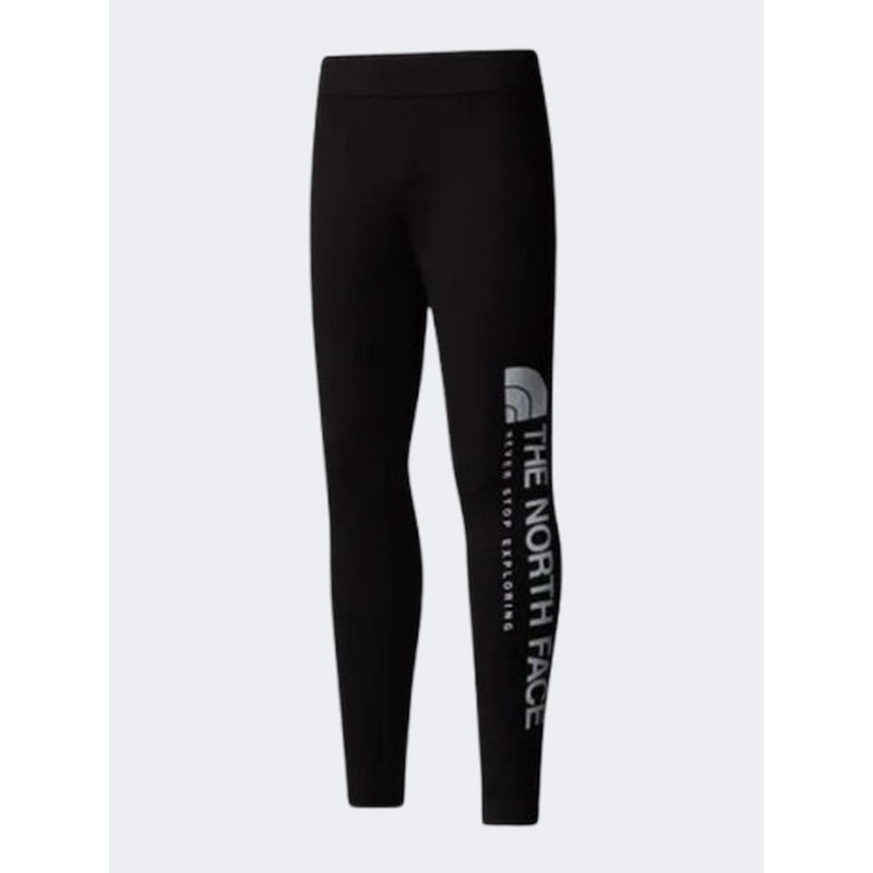The North Face Vertical Graphic Women Lifestyle Tight Black/Grey