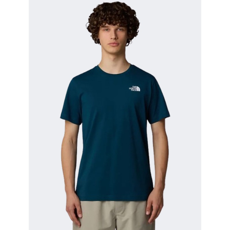 The North Face Vertical Men Lifestyle T-Shirt Midnight Petrol