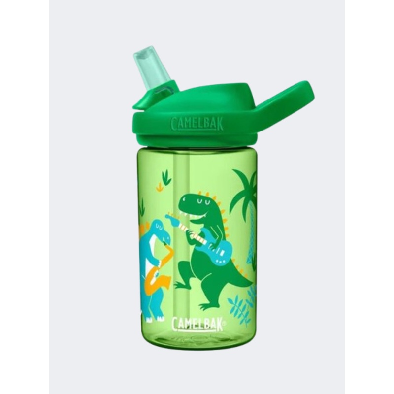 Camelbak Eddy Plus 14 Oz Dino Band Kids Lifestyle Water Bottle Green/Blue/Orange