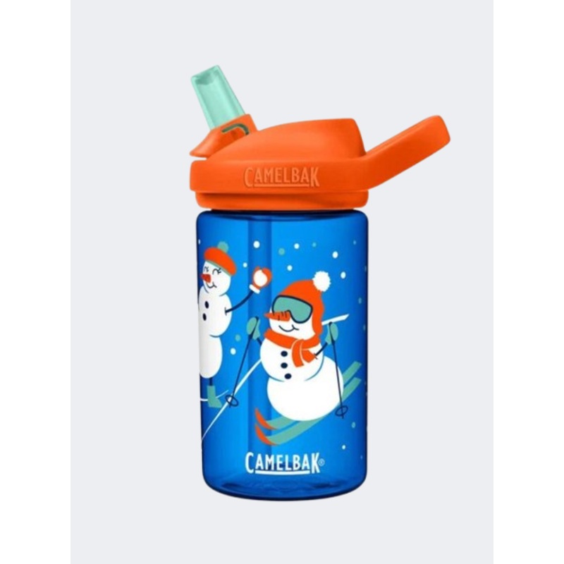 Camelbak Eddy Plus 14 Oz Snowman Sled Kids Lifestyle Water Bottle Multicolor