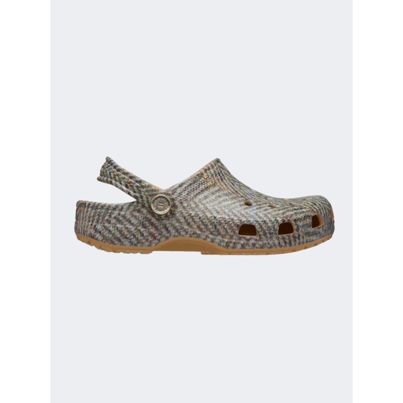 Crocs Classic Tweed Clog Kids-Unisex Lifestyle Slippers Wheat