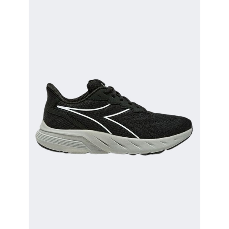 Diadora Passo 4 Women Running Shoes Black/White/Silver