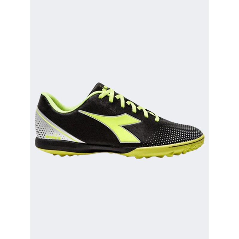 Diadora Pichichi 7 Men Football Shoes Black/Yellow/Silver