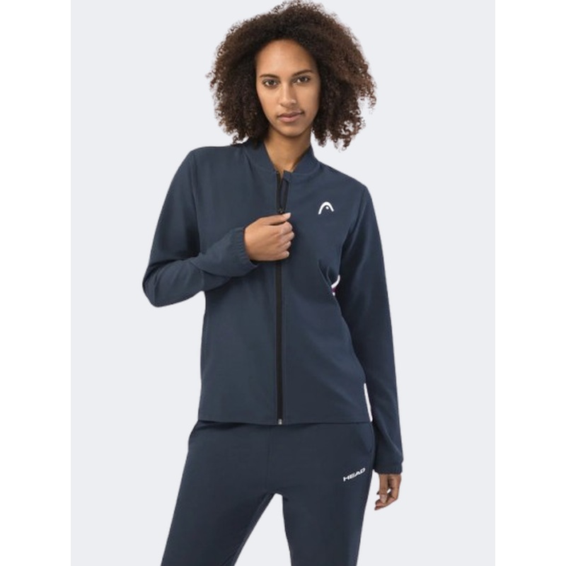 Head Breaker Women Tennis Jacket Navy/Purple