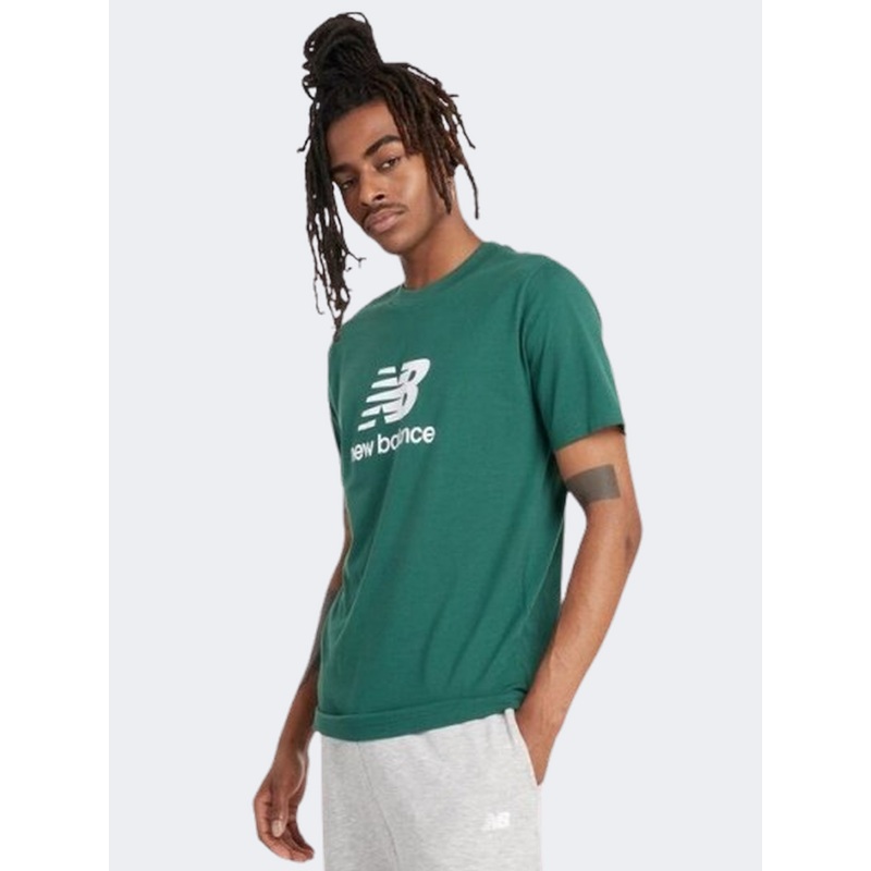 New Balance Sport Essential Logo Men Lifestyle T-Shirt Nightwatch Green