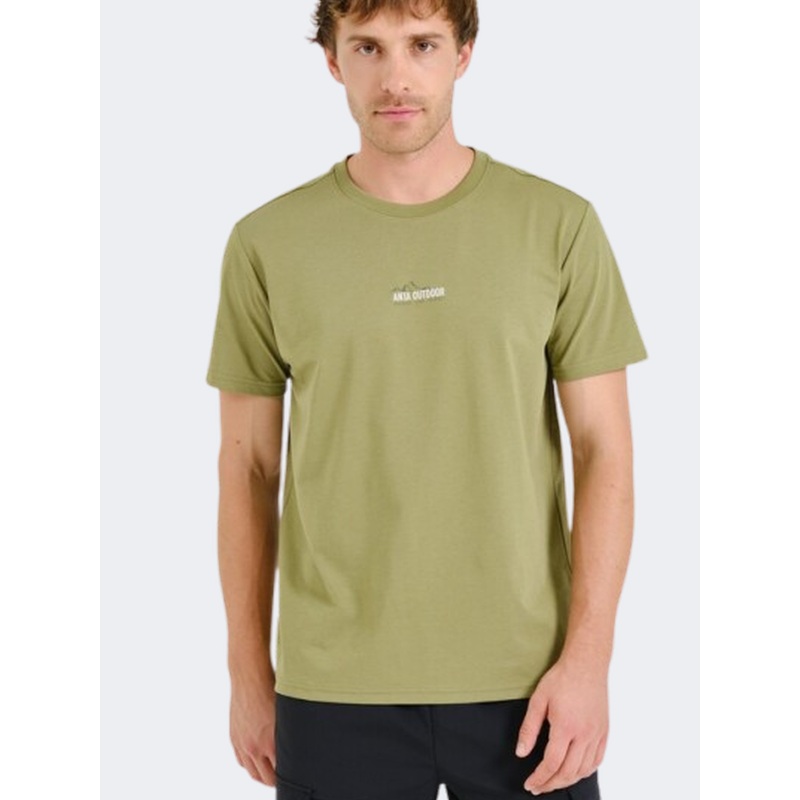 Anta Camping Men Outdoor T-Shirt Green