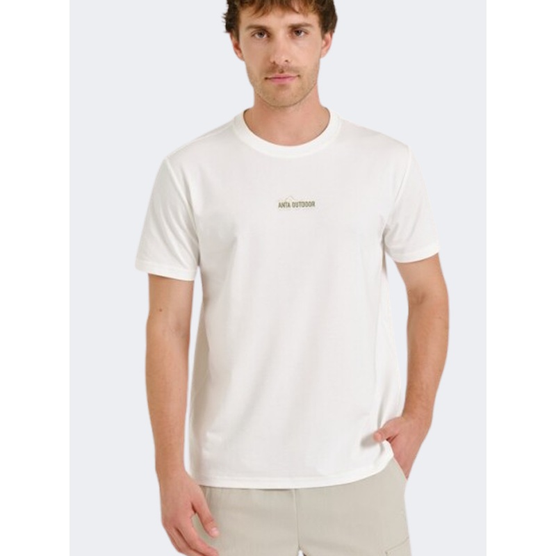 Anta Camping Men Outdoor T-Shirt Off White