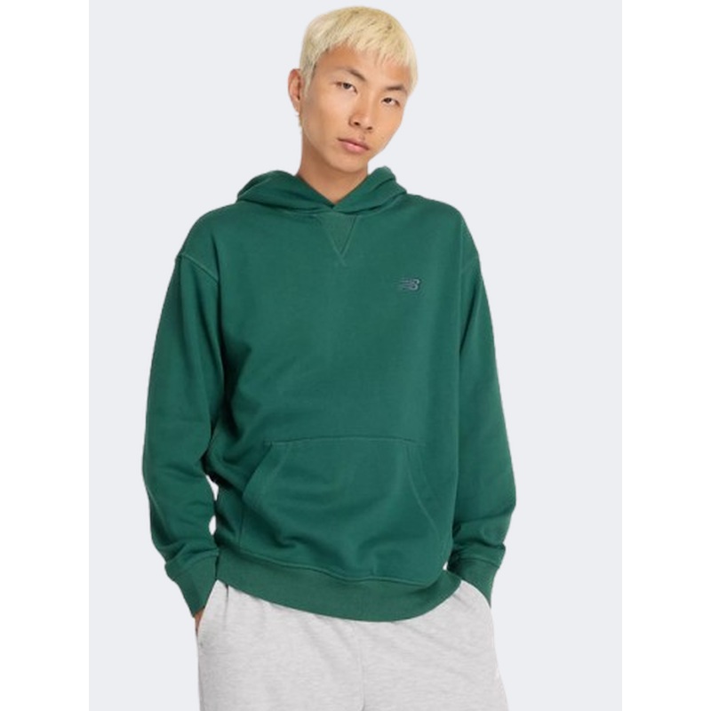 New Balance Athletics French Terry Men Lifestyle Hoody Nightwatch Green
