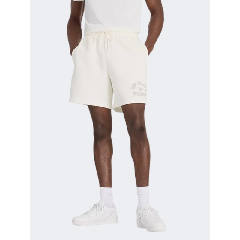 New Balance Sport Essential Fleece Graphic Men Lifestyle Short Sea Salt