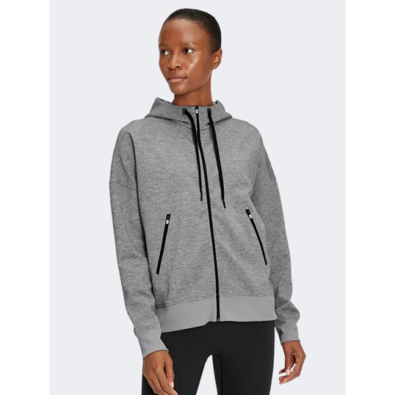 On Zipped 2 Women Training Hoody Grey