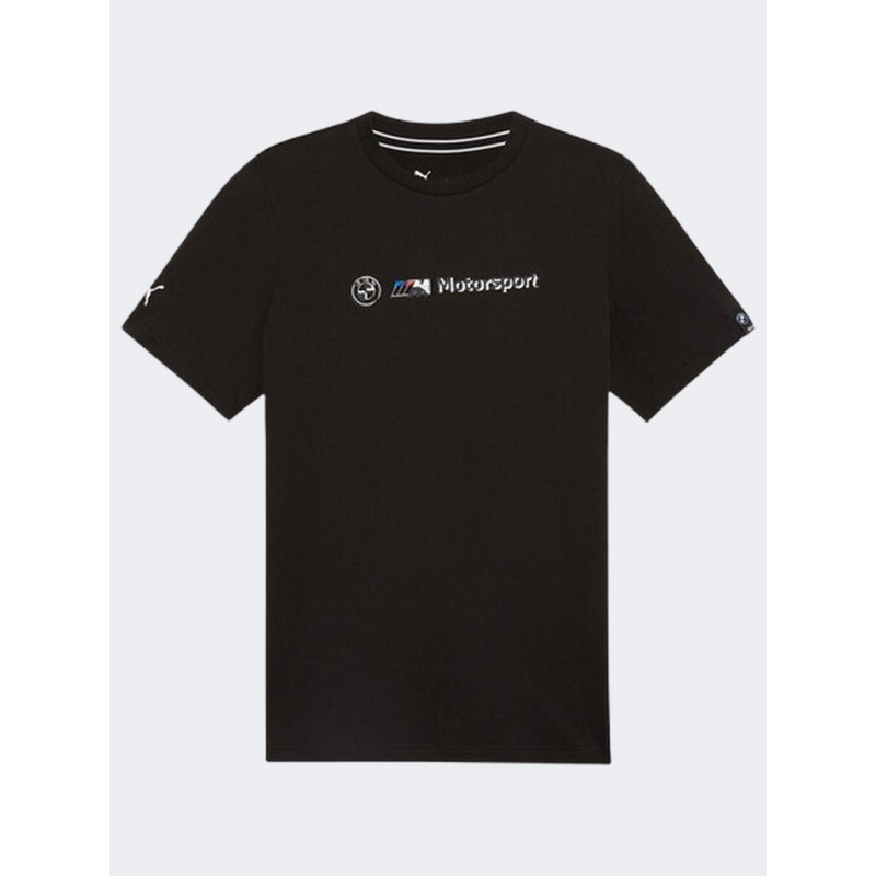 Puma Bmw Motorsport Logo Men Lifestyle T-Shirt Black