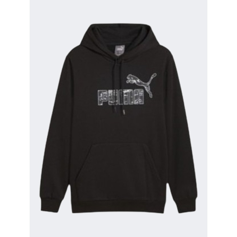 Puma Essentials Camo Men Lifestyle Hoody Black