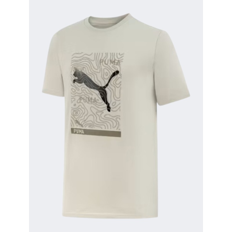 Puma Open Road Graphic Men Lifestyle T-Shirt Desert Dust