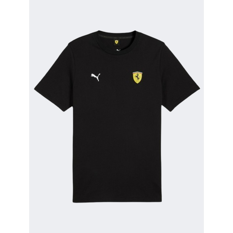 Puma Scuderia Ferrari Race Color Shield Men Lifestyle T-Shirt Black