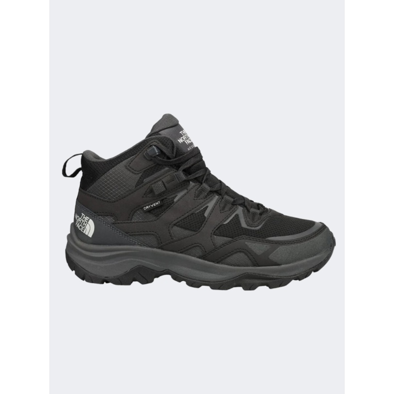 The North Face Hedgehog 3 Waterproof Men Hiking Shoes Black/Asphalt Grey
