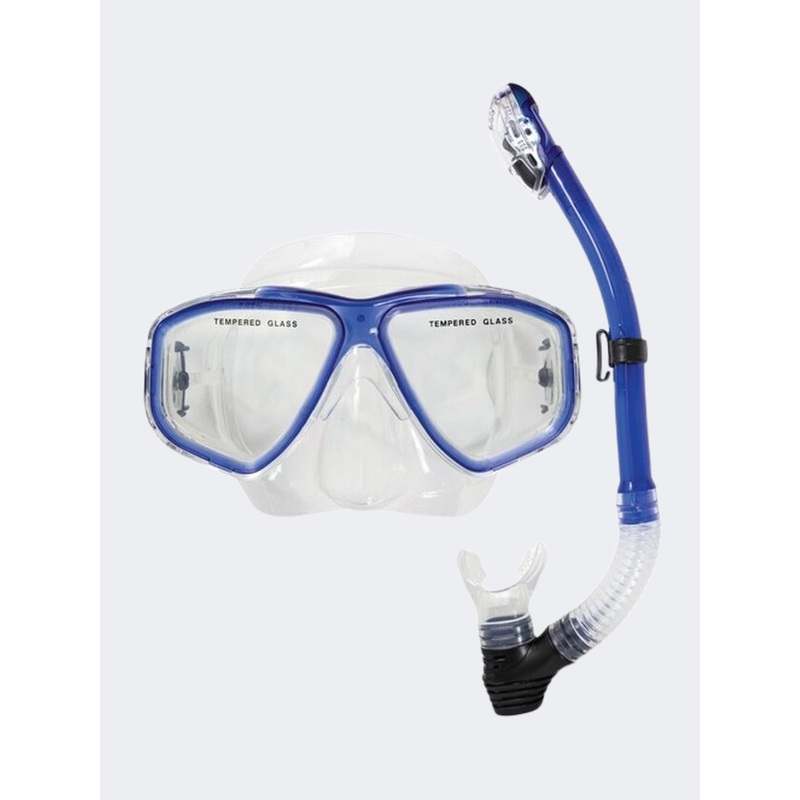 Xs Scuba Oceanways Caribbean Combo Unisex Diving Mask Blue
