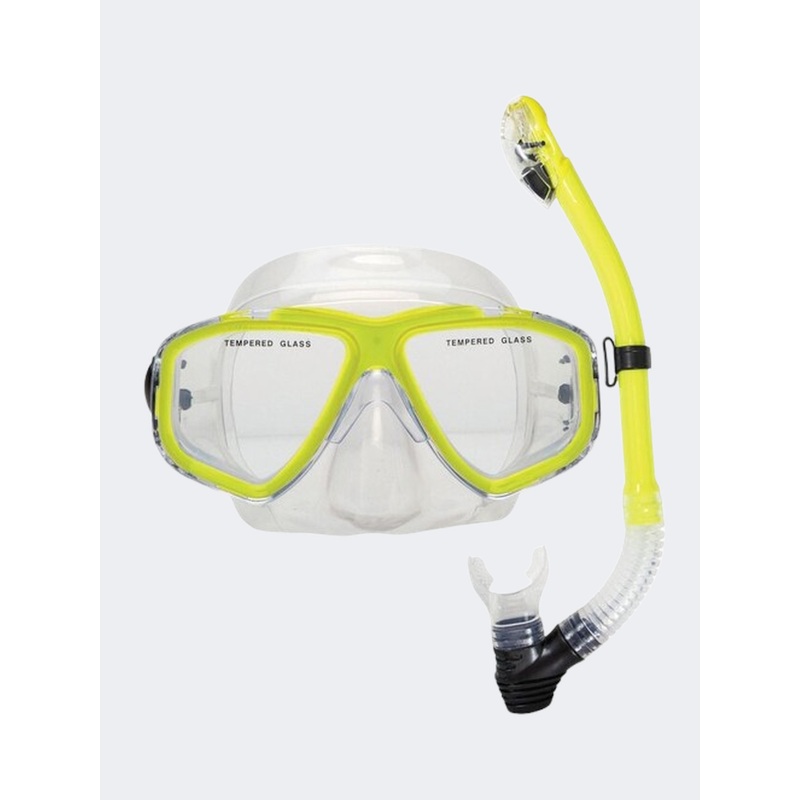 Xs Scuba Oceanways Caribbean Combo Unisex Diving Mask Yellow