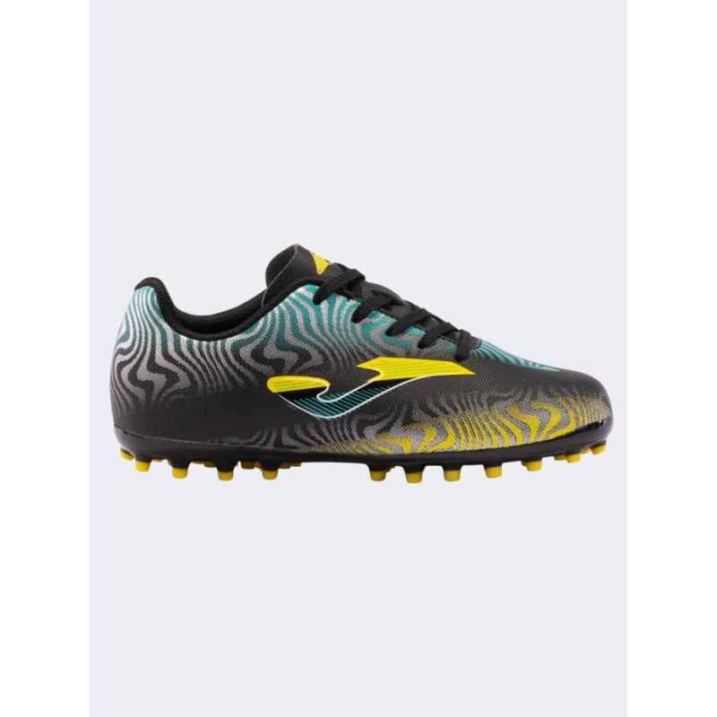 Joma Evolution 2401 Ag Kids Football Shoes Black/Yellow