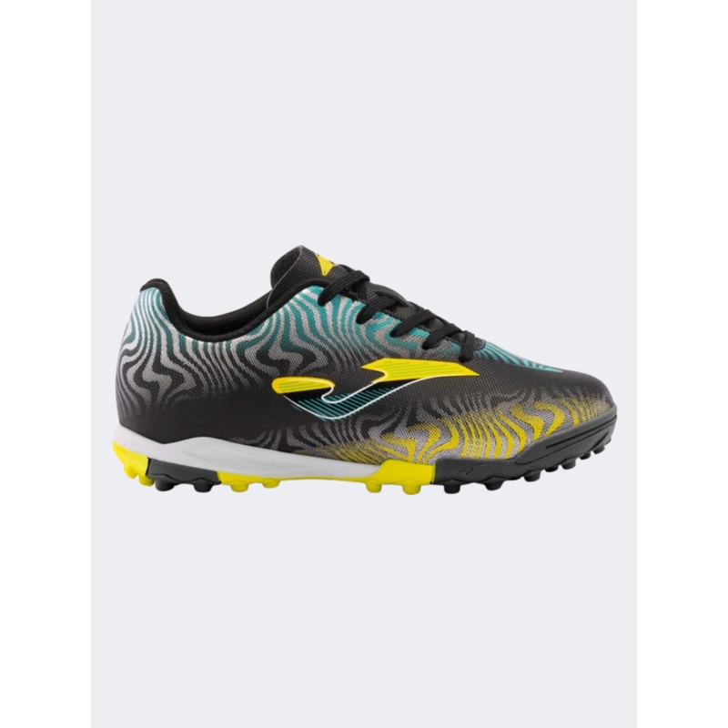 Joma Evolution 2401 Tf Kids Turf Shoes Black/Yellow