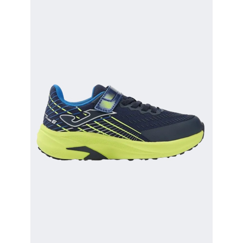 Joma Super Cross 2403 Gs-Boys Running Shoes Navy/Yellow