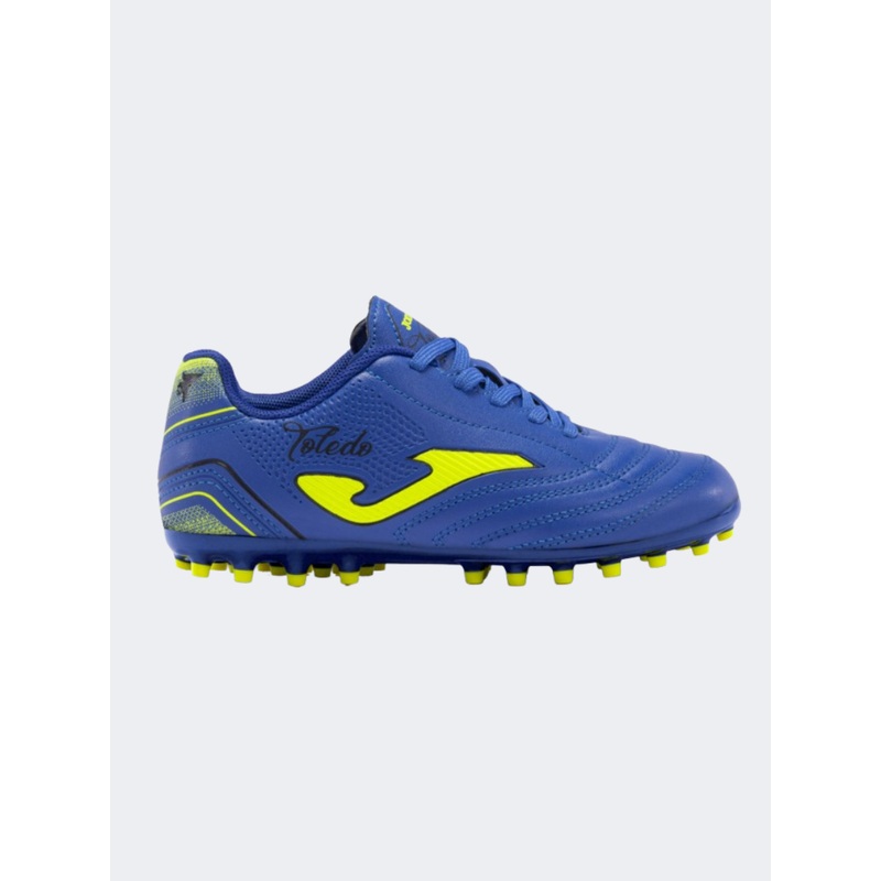 Joma Toledo 2404 Ag Kids Football Shoes Royal/Yellow