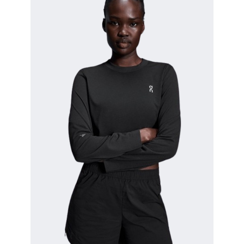 On Active Women Training Long Sleeve Black