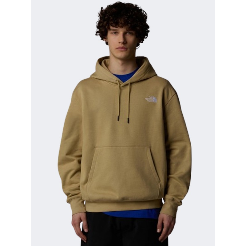 The North Face Essential Relaxed Men Lifestyle Hoody Khaki Stone