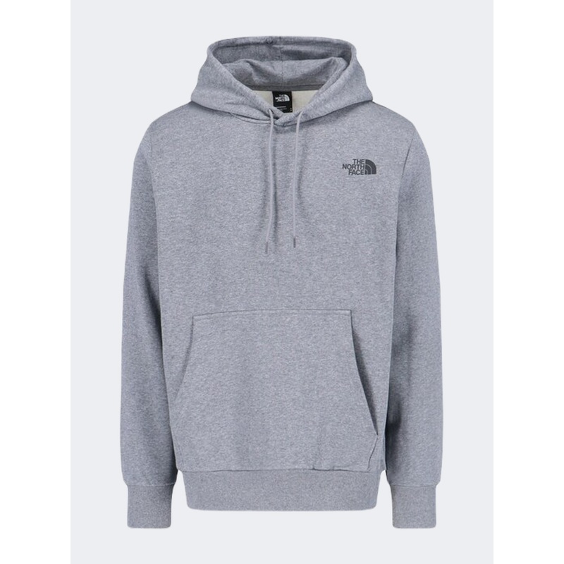 The North Face Hood Logo Men Lifestyle Hoody Grey Heather