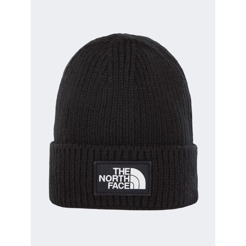 The North Face Logo Box Cuffed Unisex Lifestyle Beanie Black