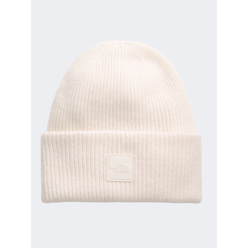 The North Face Urban Patch Unisex Hiking Beanie White Dune