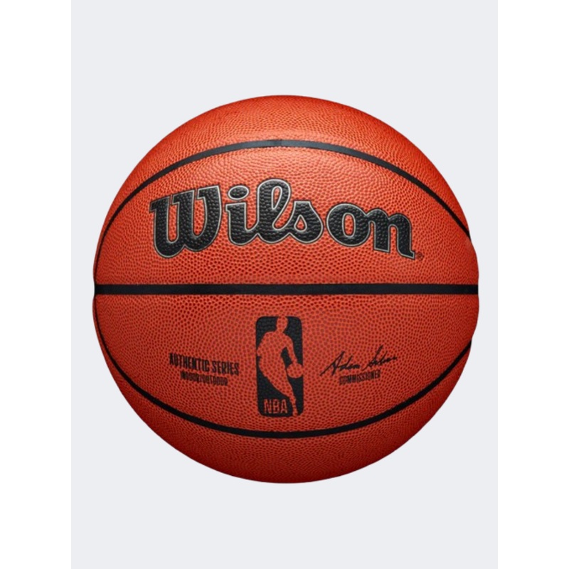 Wilson Nba Authentic Indoor Outdoor Unisex Basketball Ball Brown