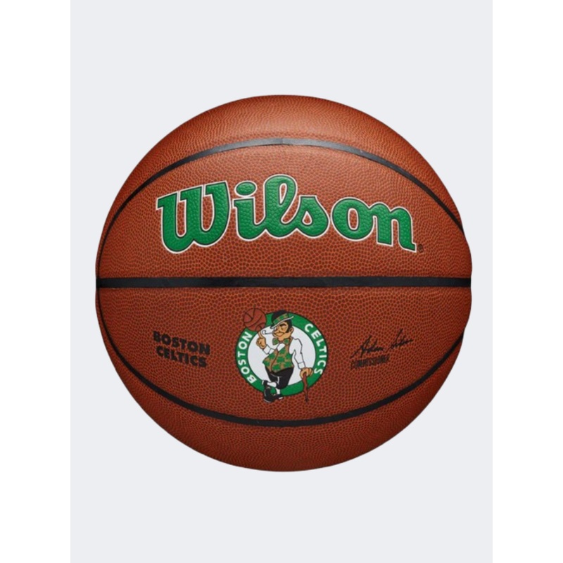 Wilson Nba Team Alliance Boston Celtics Unisex Basketball Ball Brown/Green