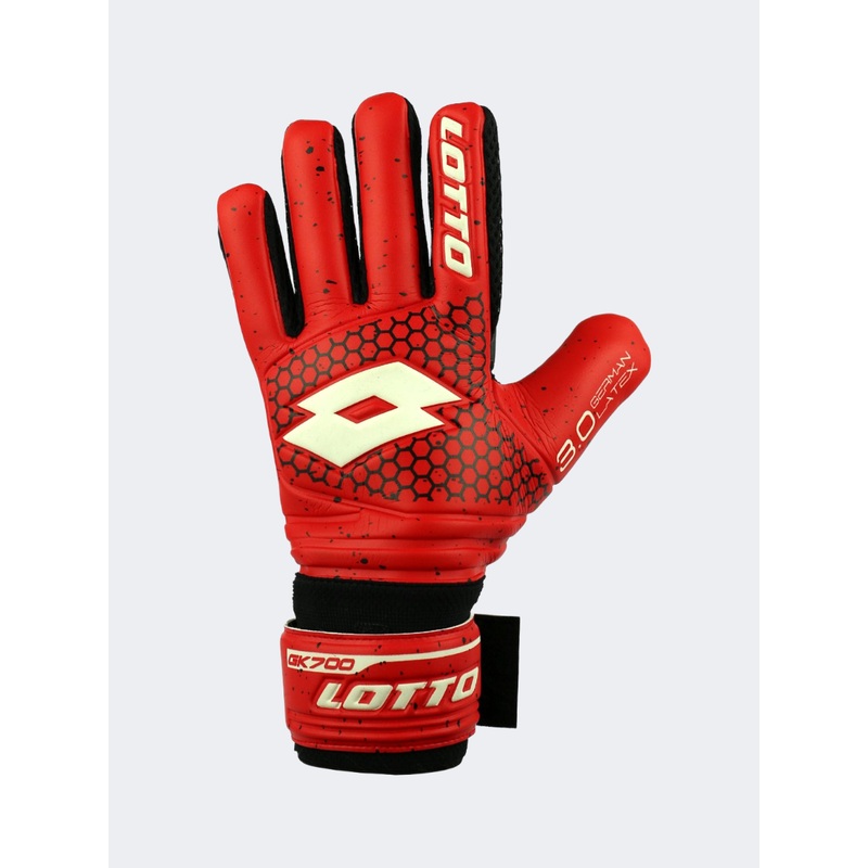 Lotto 700 Ii Men Football Gloves Red/Black