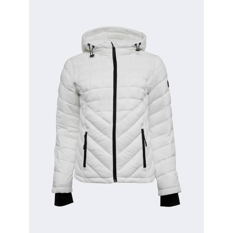 Lotto Bomber Cortina Iv Women Lifestyle Jacket Candy White