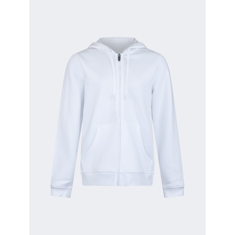 Oil And Gaz Brushed Unisex Lifestyle Full  Zip Hoodie White/Black