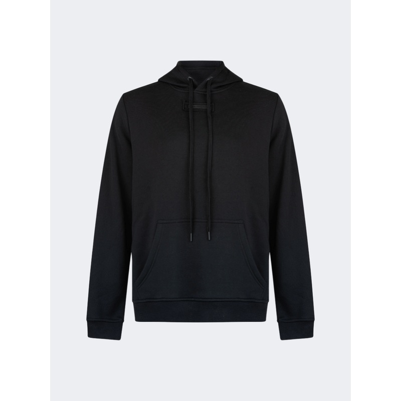 Oil And Gaz Brushed Unisex Lifestyle Hoodie Black