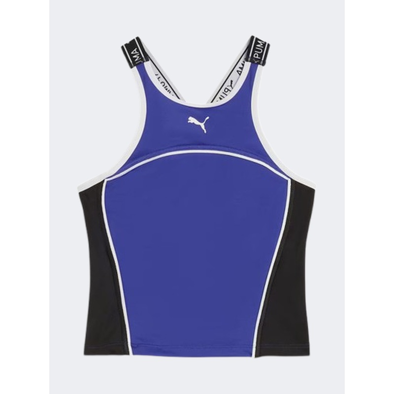 Puma Strong Fitted Women Training Tank Purple/Black