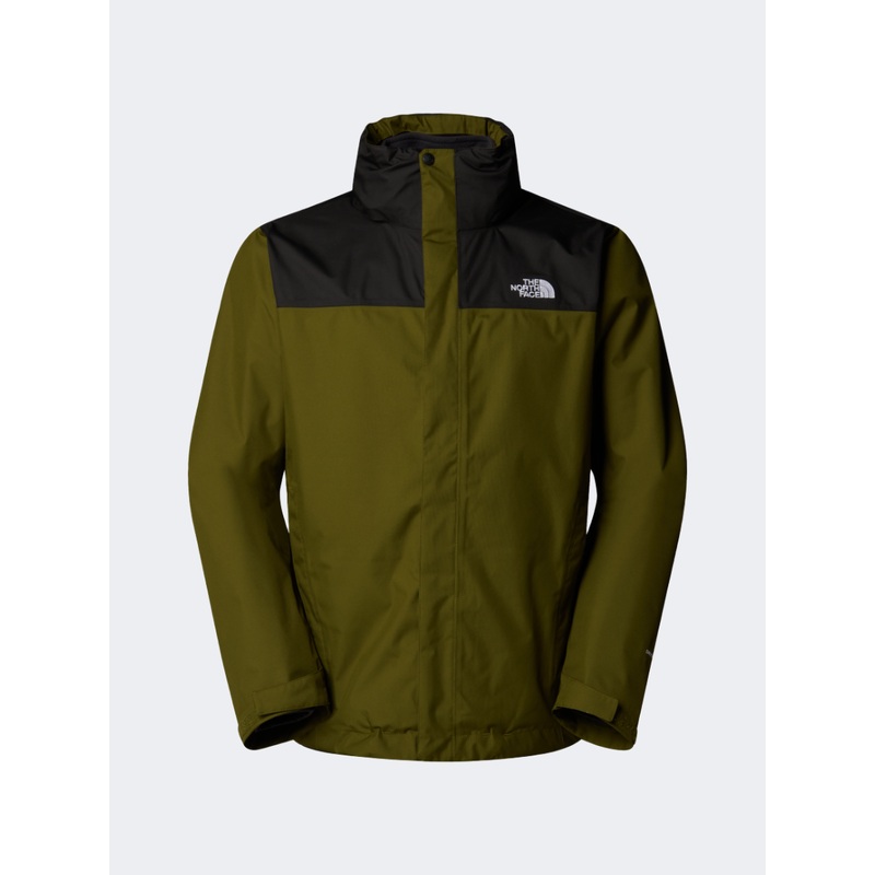 The North Face Evolve Ii Triclimate Men Hiking Jacket Forest Olive/Grey